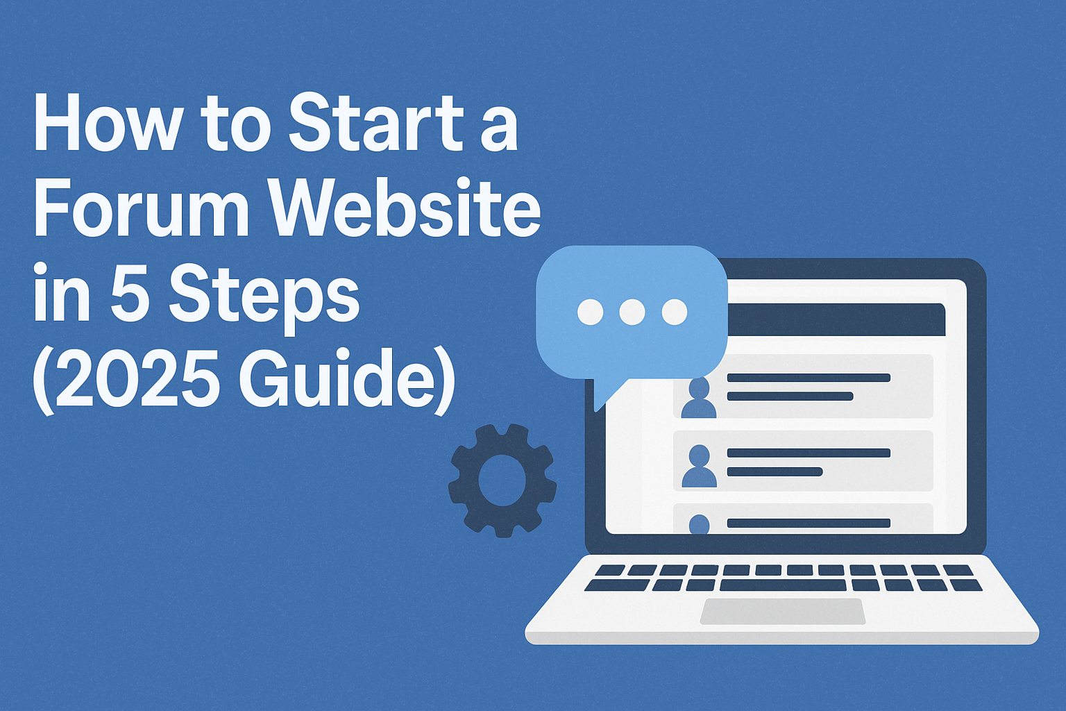 Start a Forum Website