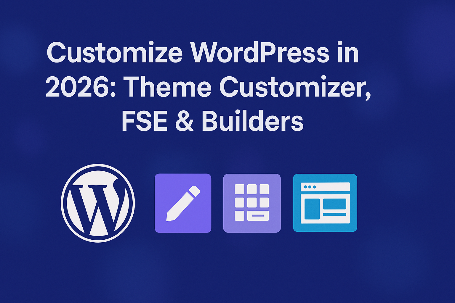 Customize WordPress