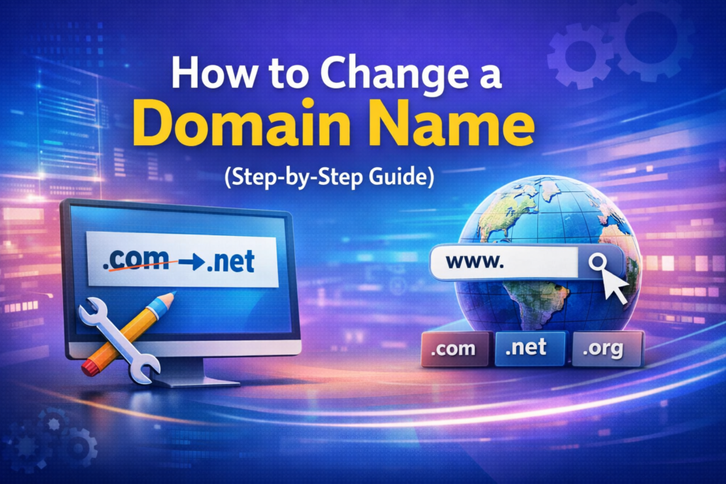 Change a Domain Name