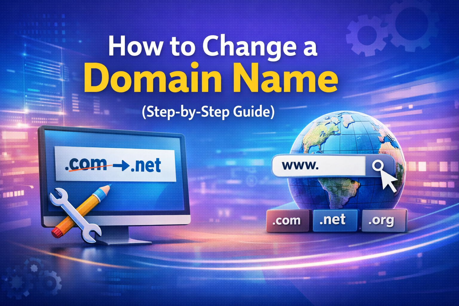 Change a Domain Name