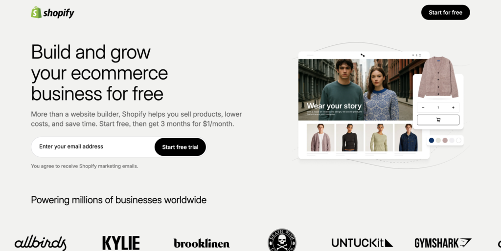 Shopify - Best E-commerce Platforms