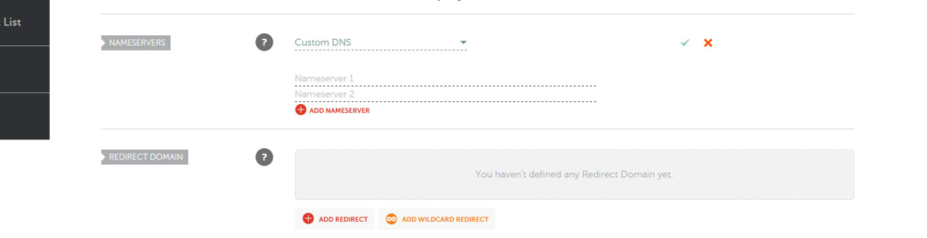 Change a Domain Name